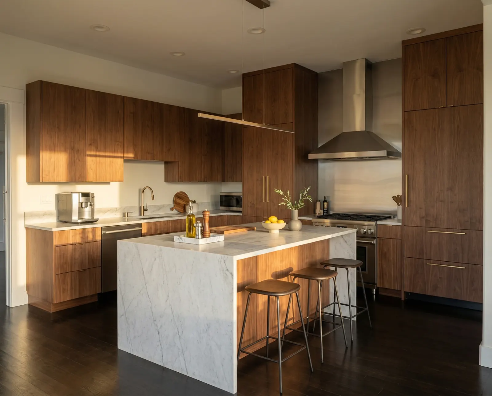 Common kitchen shared by all co-owners at The Leschi Collection